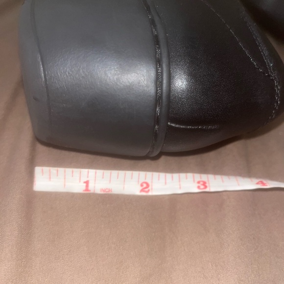 Clarks Collection slip on shoes side zip 2” block heel - Picture 6 of 9